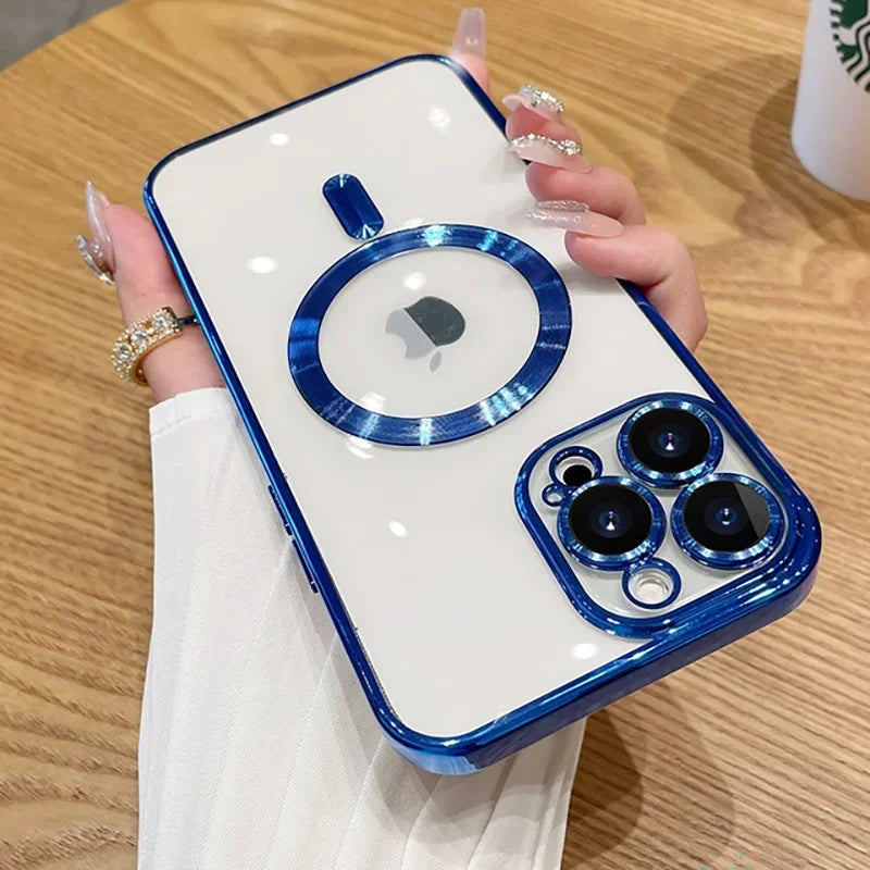 Luxury Plating For Magsafe Magnetic Case