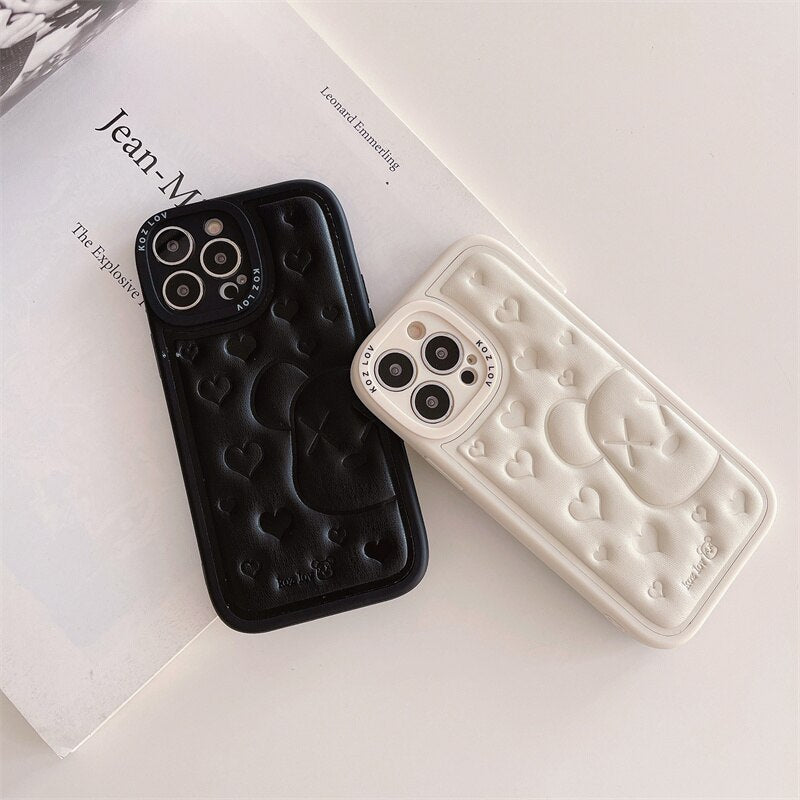 Leather Case For iPhone 12 13 14 Pro MaxBumper Plus Lens Protection