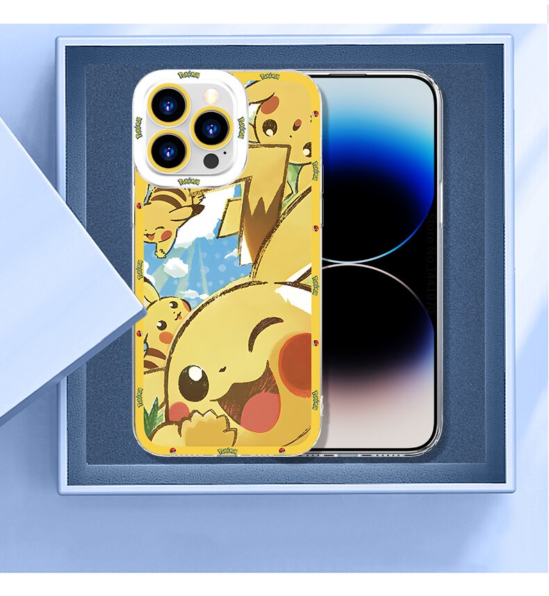 Cartoon oft Silicone Case For iPhone 15 14 Pro Max 13 12 Pro Plus Cover