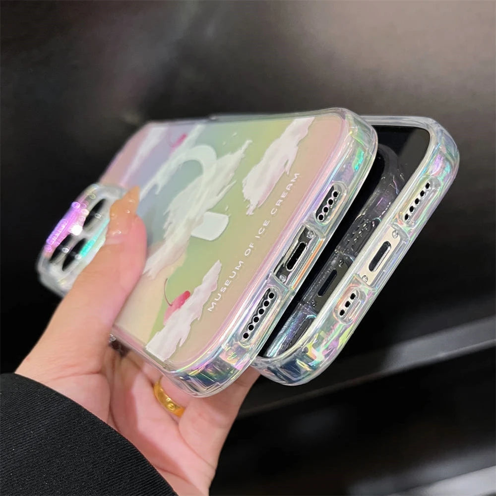 For Magsafe Phone Case For iPhone 15 12 13 14 Pro Max Plus Cover
