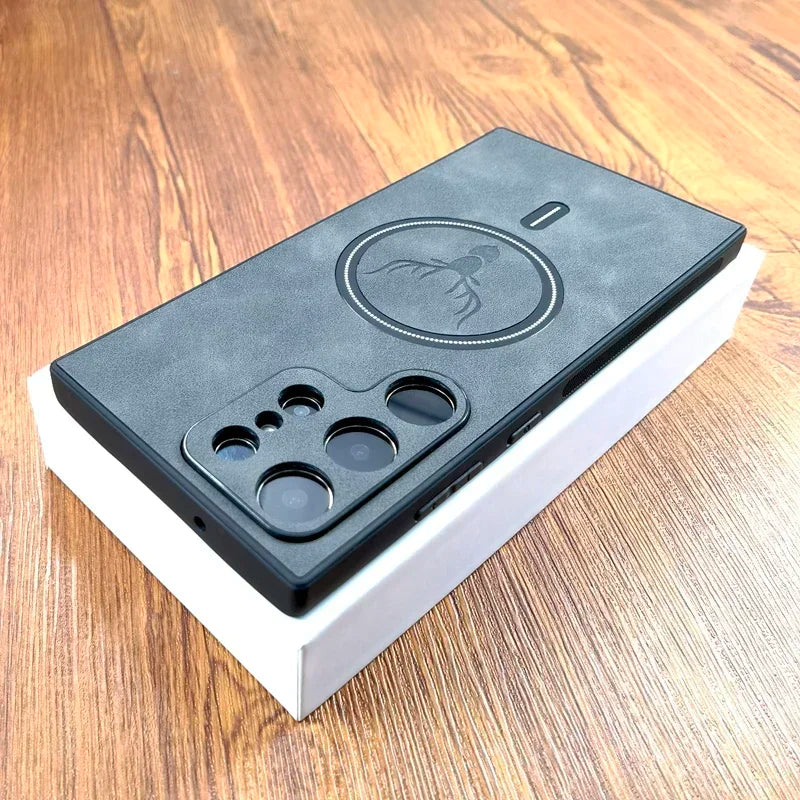Vintage Deer Leather Magsafe Case