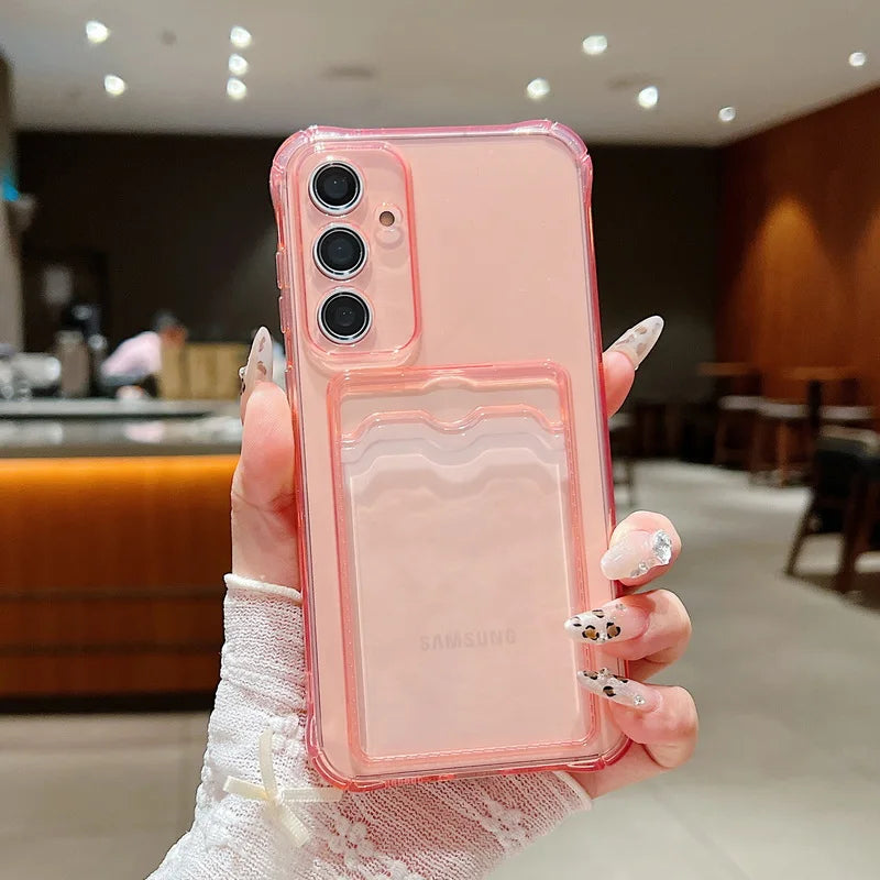 Card Holder Clear Phone Cover