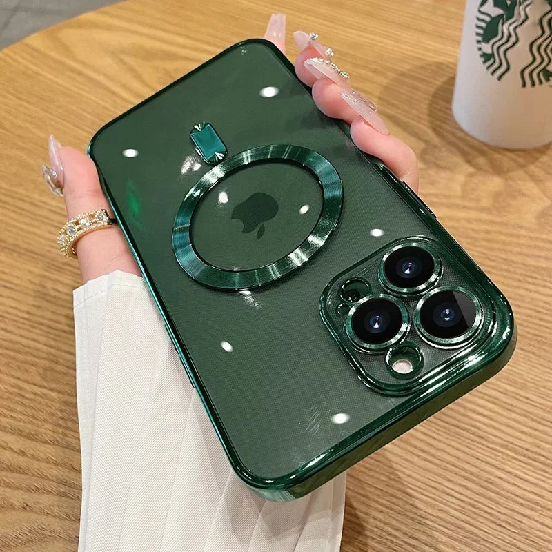Luxury Plating For Magsafe Magnetic Case