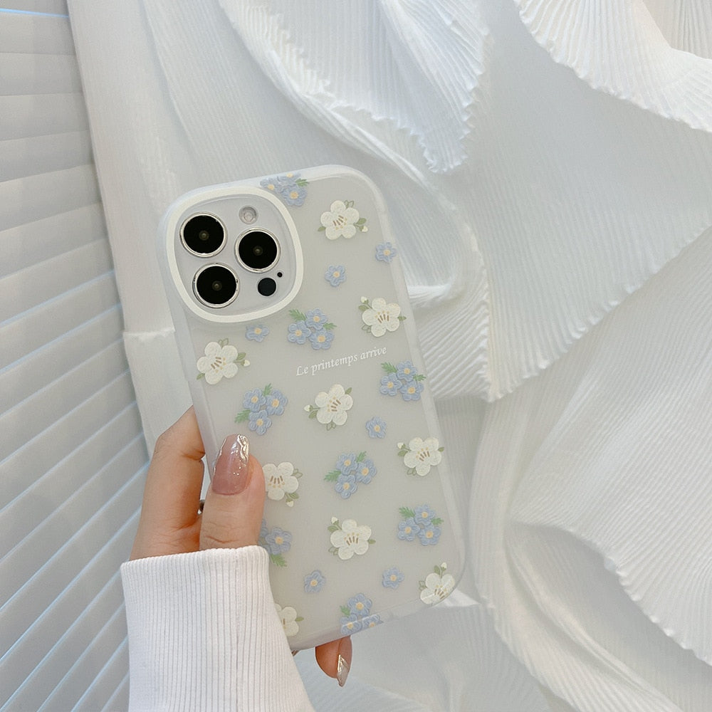 iPhone 15 14 13 12 Floral Phone Cases