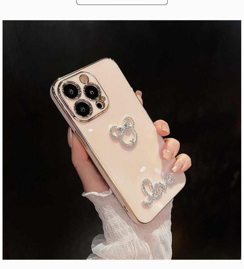 Phone case for iphone 14 12 13 Pro Plus Cute Cover