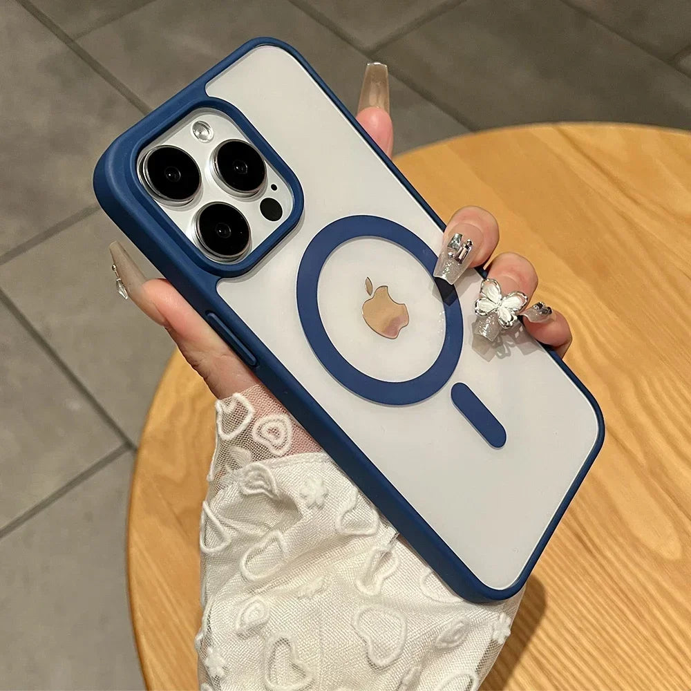 Matte Titanium Magnetic iPhone case