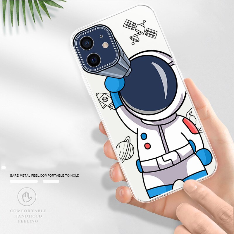 Cartoon Case For iPhone 12 15 14 13 Pro Max Plus Shockproof Soft Silicone Cover