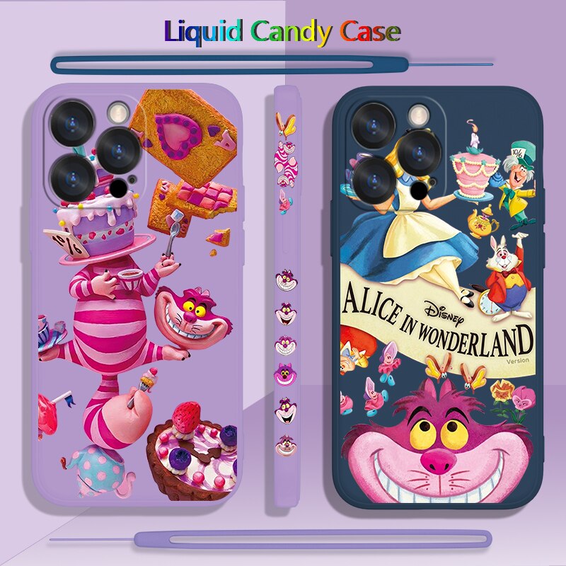 Cute iPhone 14 13 12 Pro Max Plus Liquid Phone Case Cover