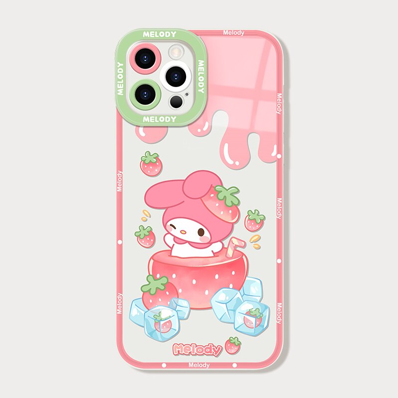 Cartoon Clear Case For iPhone 14 15 Pro Max 13 12 Pro Plus Back Soft Silicone Cover