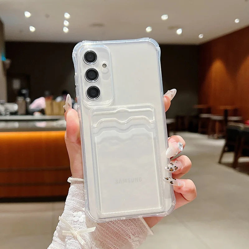 Card Holder Clear Phone Cover