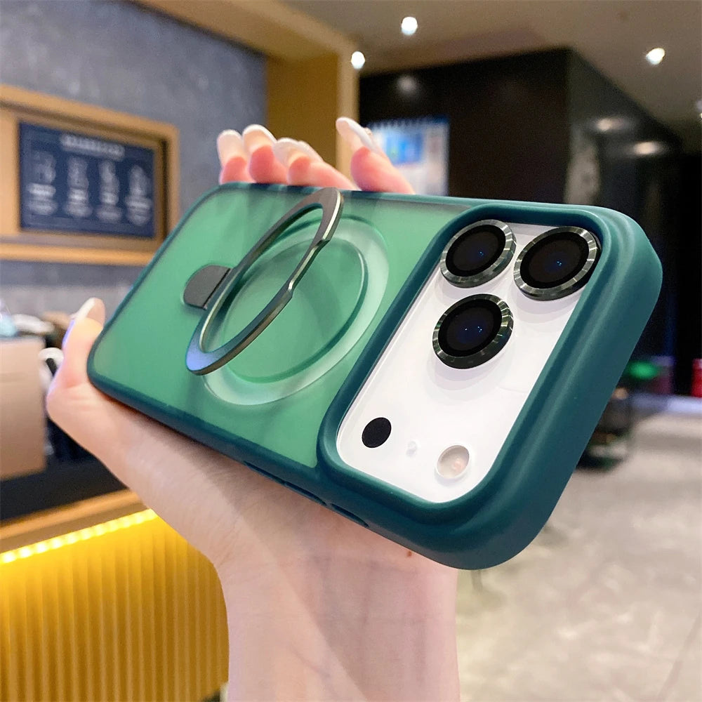 Magnetic Ring Bracket Camera Protection Cover