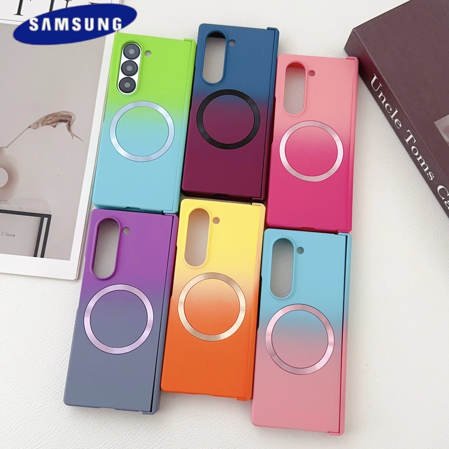 Magnetic Wireless Charge Case For Samsung Galaxy Fold