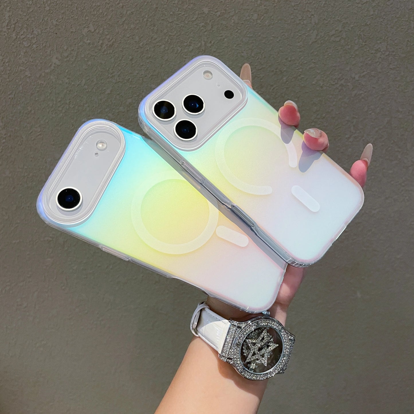 Magsafe Rainbow Matte Case