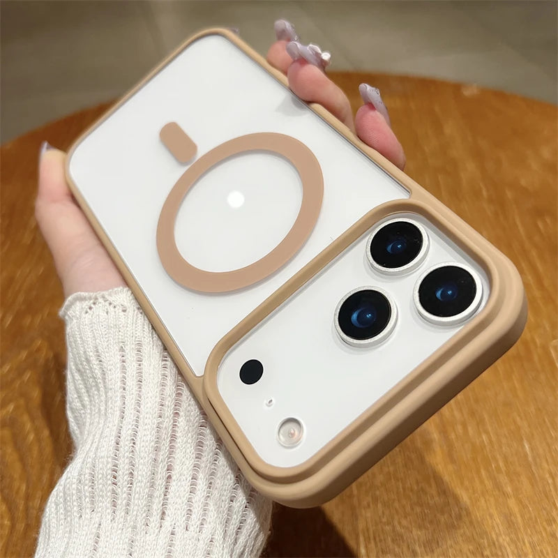 Magsafe Magnetic Transparent Hard Back Cover