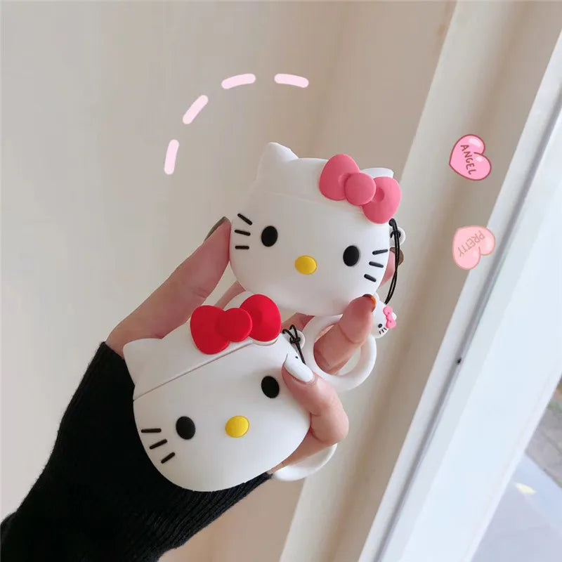 Silicone Case For Airpods 2 1 Pro Cute Soft 3D Cute Cartoon Soft Wireless