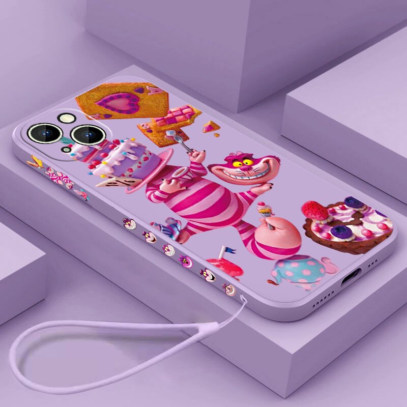 Cute iPhone 14 13 12 Pro Max Plus Liquid Phone Case Cover