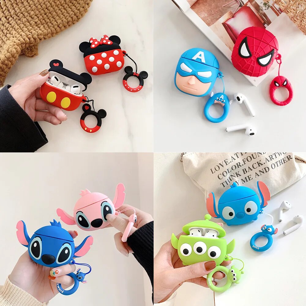 AirPods 1 2 3rd Case for AirPods Pro Pro 2 Case Cute Cartoon Shell