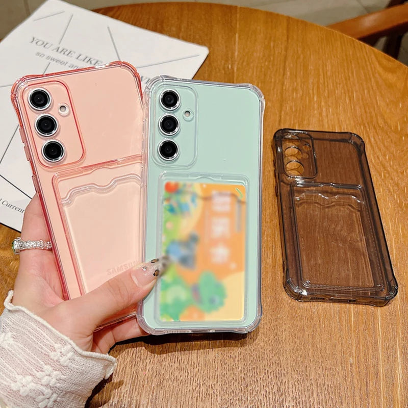 Card Holder Clear Phone Cover