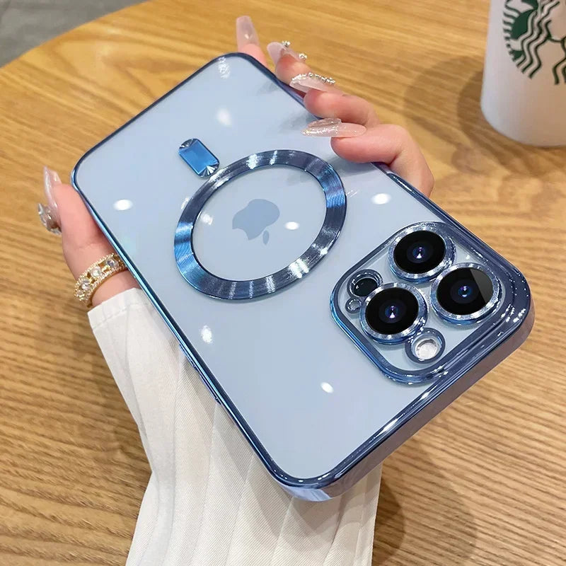 Luxury Plating For Magsafe Magnetic Case