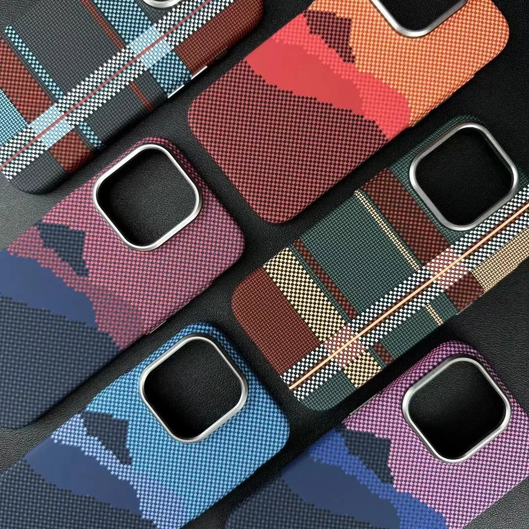 For iPhone15 Pro Max 14 13 12 Pro Plaid Phone Case