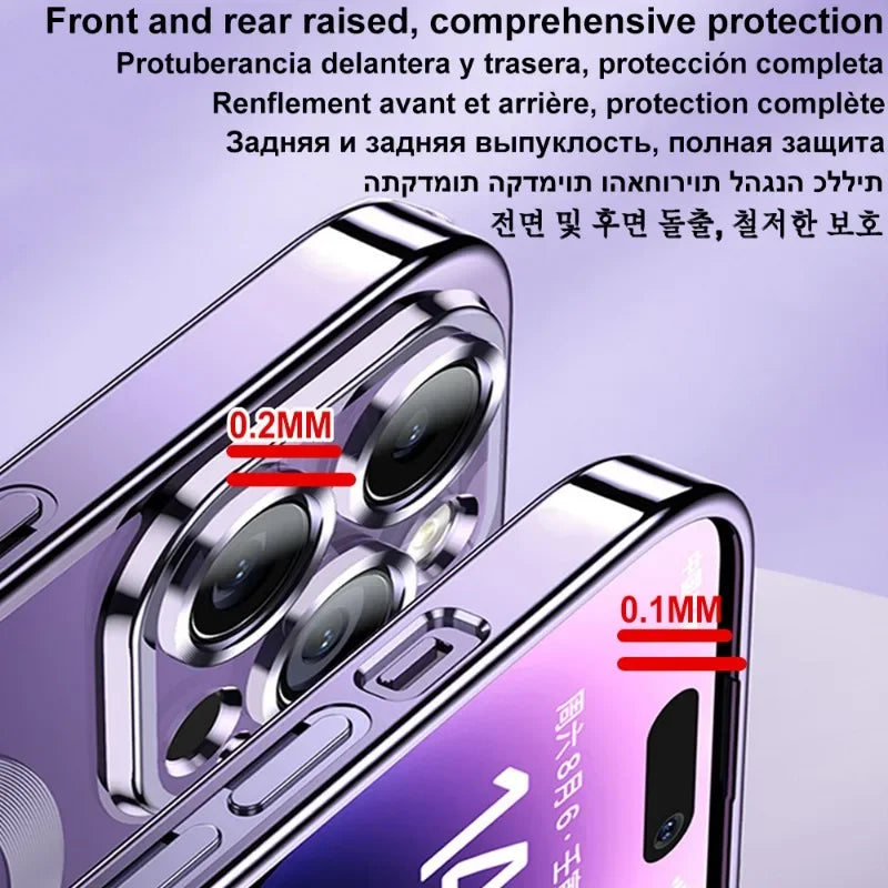 Luxury Plating For Magsafe Magnetic Case