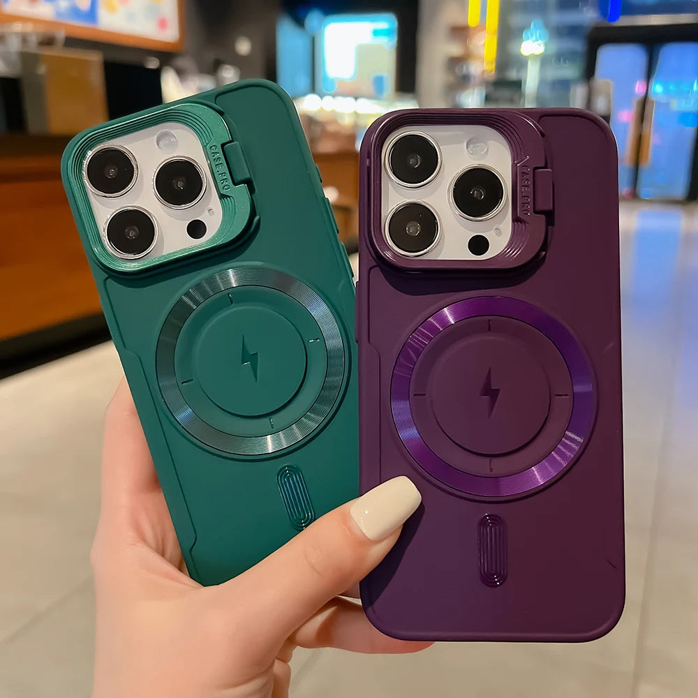 Flip Up Lens Holder Magnetic Case