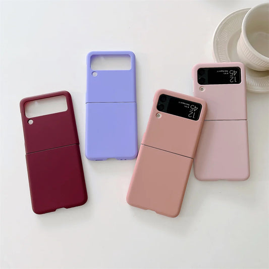 For Samsung Galaxy Z Flip Candy Pure Color Case