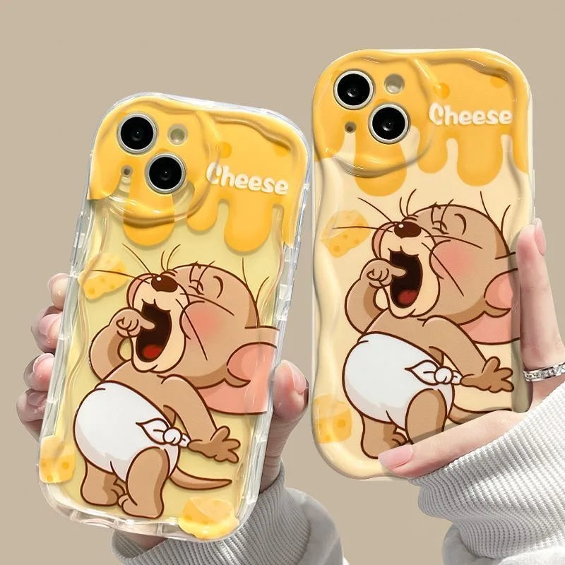 Cute Cartoon Soft Phone Case for iPhone 15 Plus 14 13 Pro Max 12