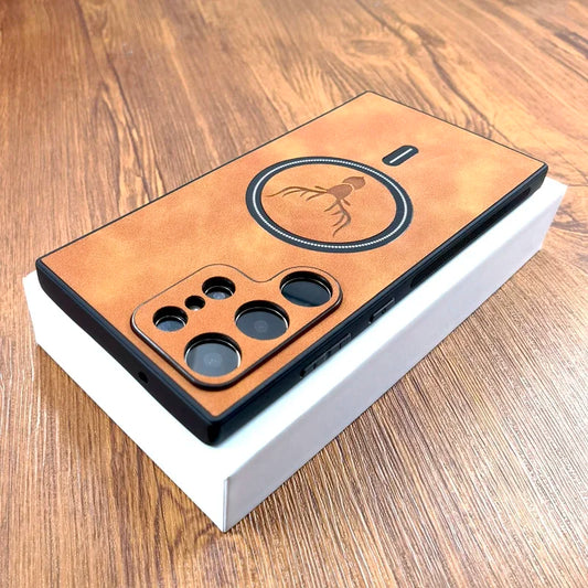 Vintage Deer Leather Magsafe Case