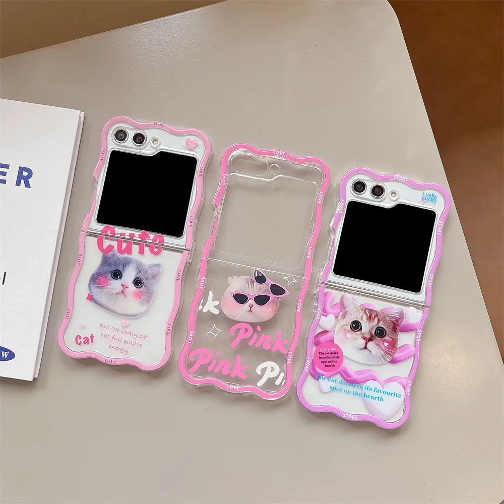 Cute Love Heart Case for Samsung Galaxy Z Flip Cover