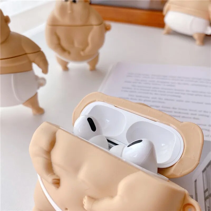 Cute AirPods 1 2 Case Silicone Wireless Bluetooth Earphone Shell Airpods Pro Case