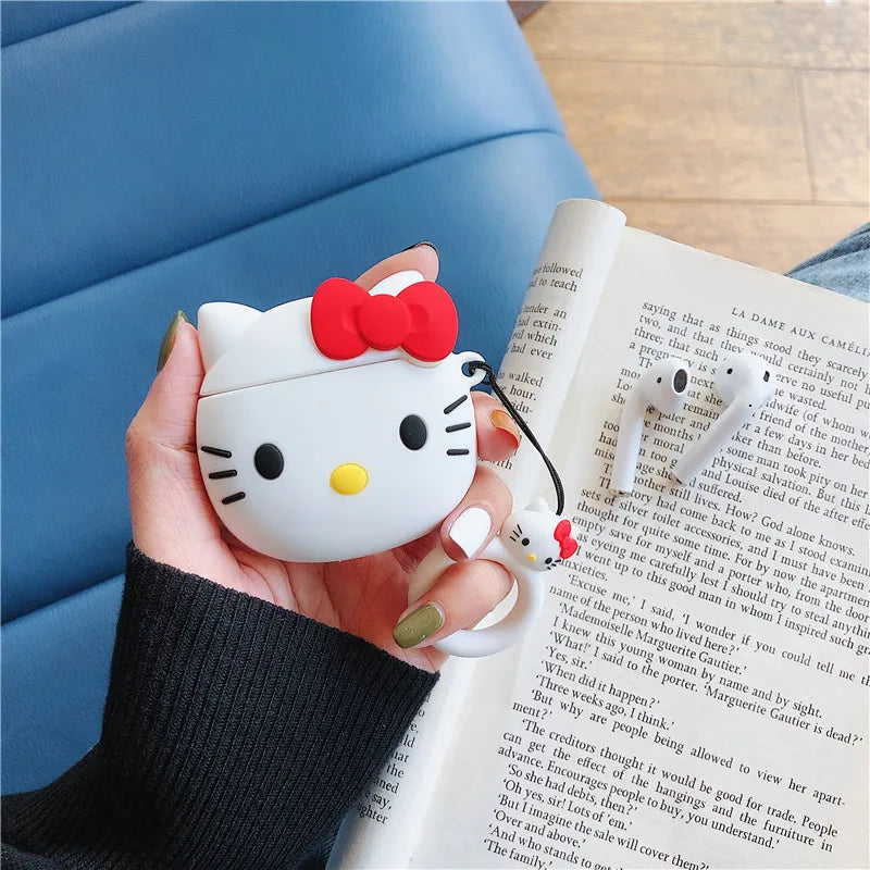 Silicone Case For Airpods 2 1 Pro Cute Soft 3D Cute Cartoon Soft Wireless