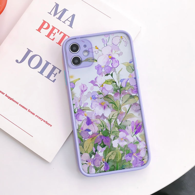 Flower Phone Case for iPhone 14 Plus 12 13 14 Pro Max Covers