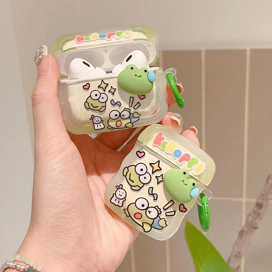 Cute Frog Case For AirPods 3 AirPods 2 Pro Pro2 Gen Earphone Case AirPod