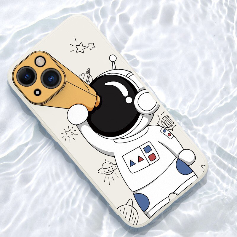 Cartoon Case For iPhone 12 15 14 13 Pro Max Plus Shockproof Soft Silicone Cover