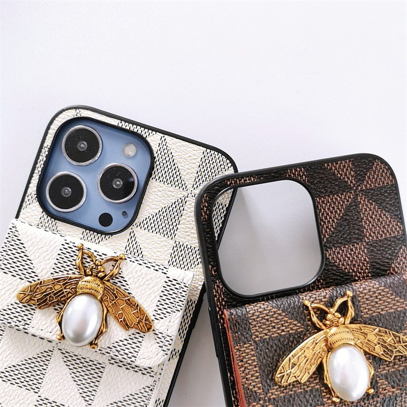 Leather Phone Cover Case For Iphone 14 13 12 Pro Plus