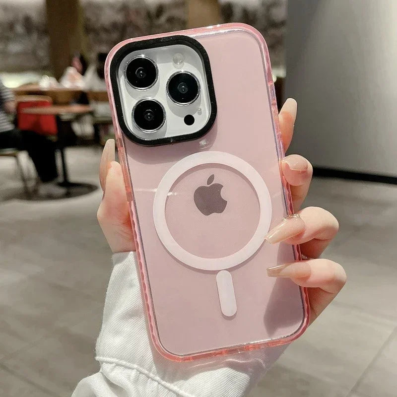 Neon Color Clear Magsafe Case for iPhone
