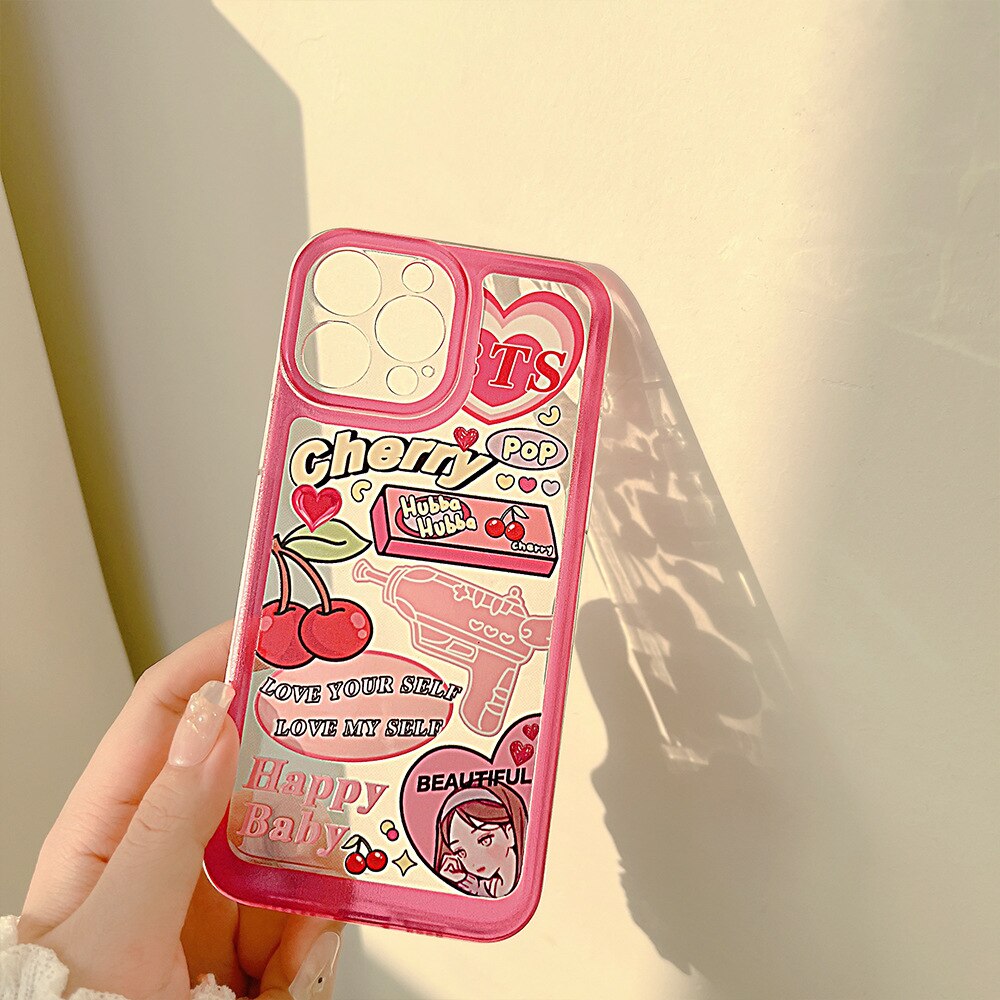 Phone Case For iPhone 14 13 12 Pro Max Plus Cute Protective Cover