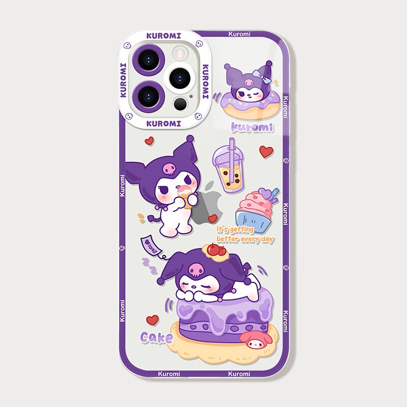 Cartoon Clear Case For iPhone 14 15 Pro Max 13 12 Pro Plus Back Soft Silicone Cover