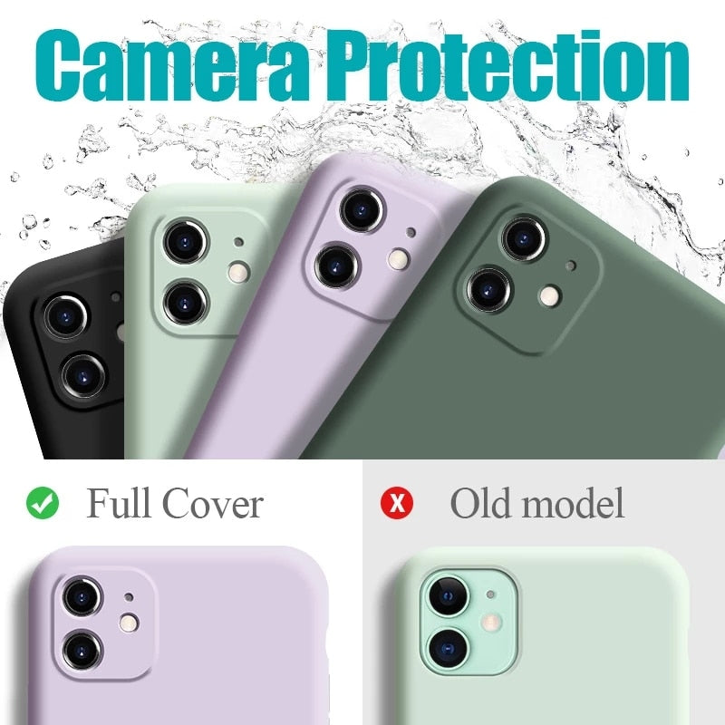 Cute iPhone 14 13 12 Pro Max Plus Liquid Phone Case Cover