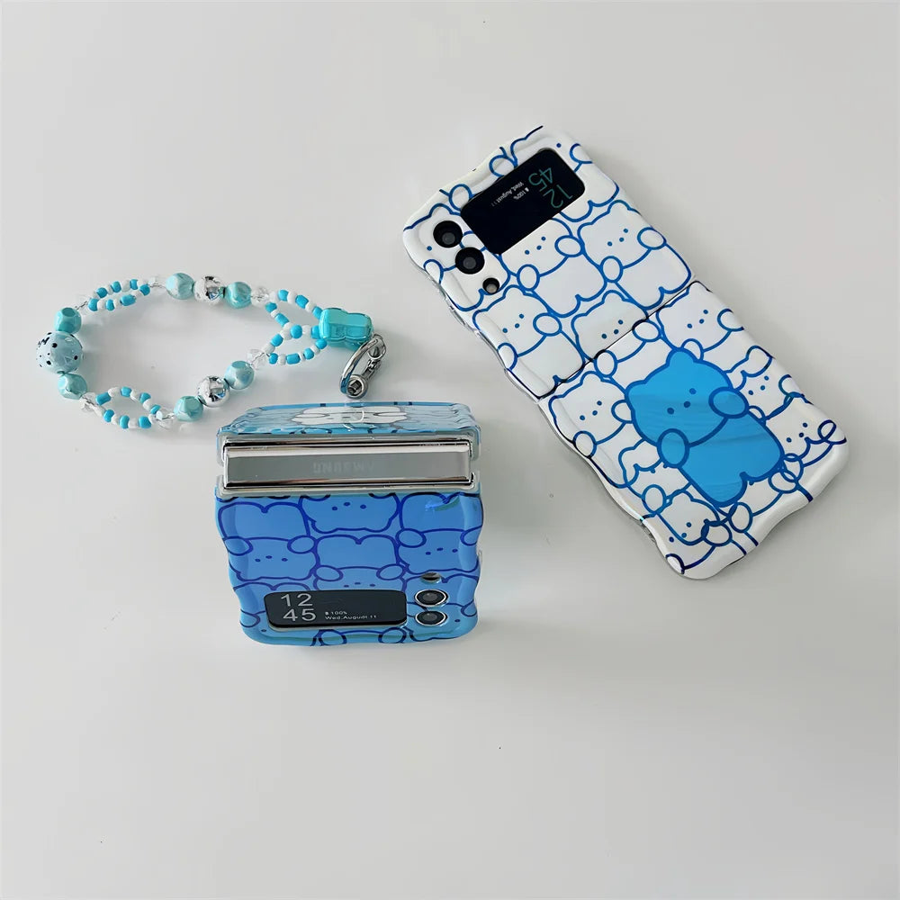 For Samsung Galaxy ZFlip 5 Flip 4 Zflip 3 Wrist Chain Cover