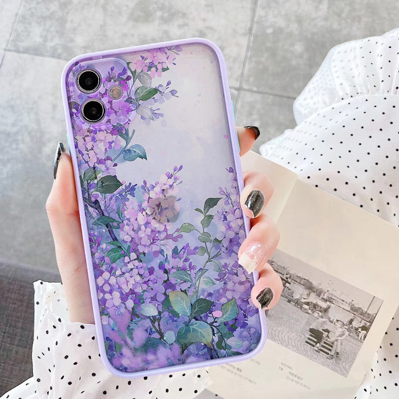 Flower Phone Case for iPhone 14 Plus 12 13 14 Pro Max Covers