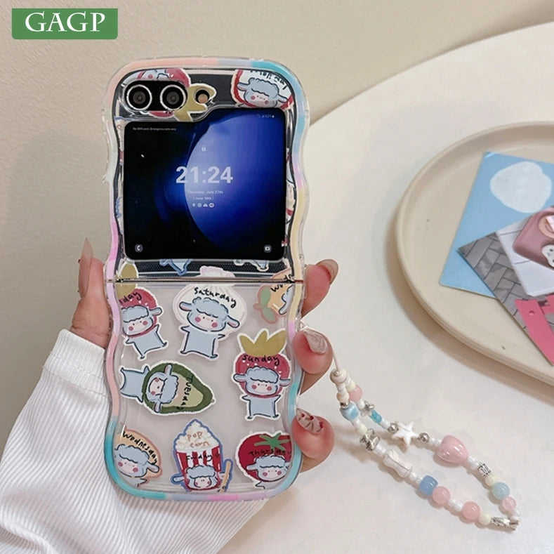 Colorful Phone Case For Samsung Galaxy Z Flip Cover