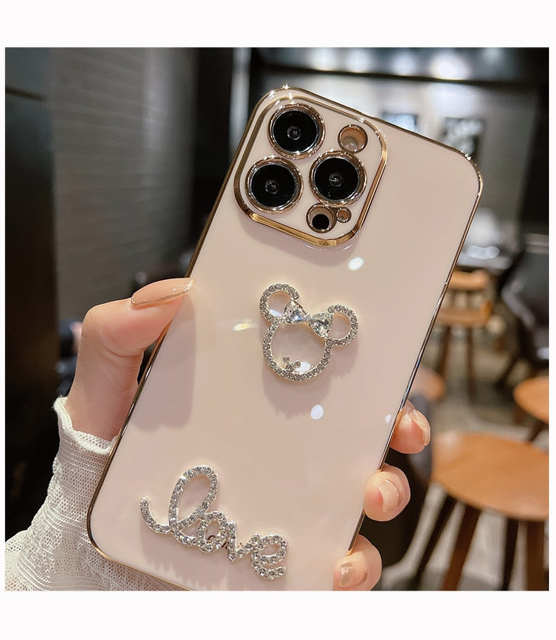 Phone case for iphone 14 12 13 Pro Plus Cute Cover