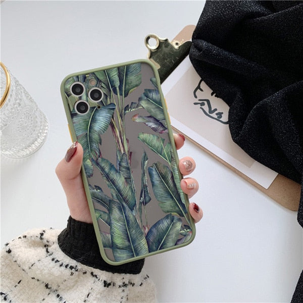 Flower Phone Case for iphone 12 13 14 Pro Max 14 Plus Back Shockproof Cover