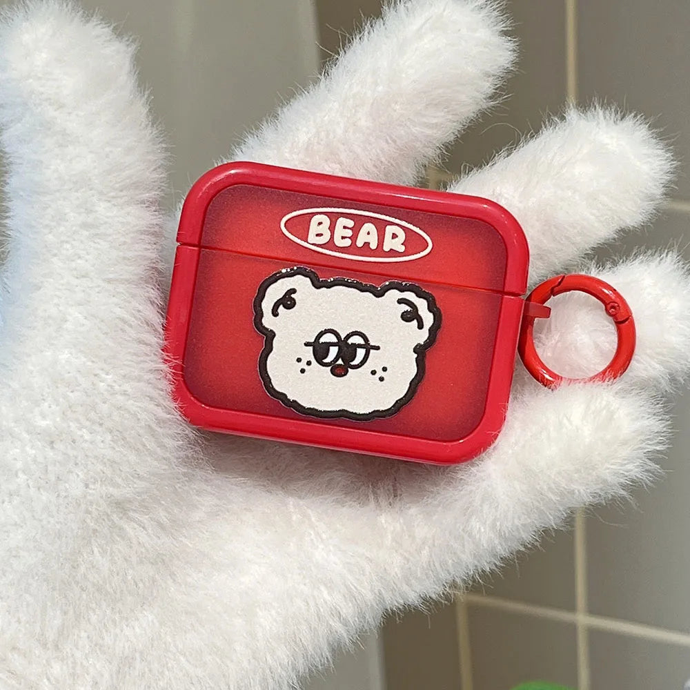 Teddy Bear Airpods 1 2 Pro 3 Cover