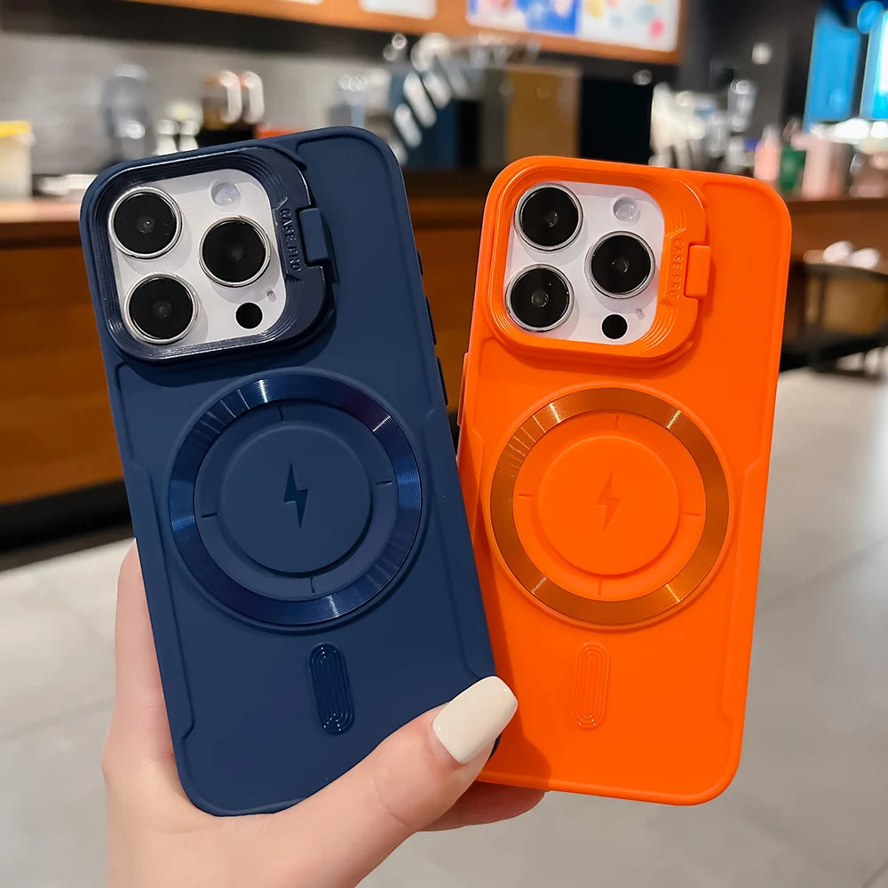Flip Up Lens Holder Magnetic Case