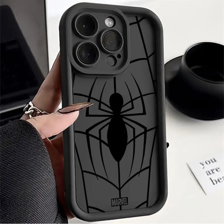 Spider Man Black White iPhone 16 Case
