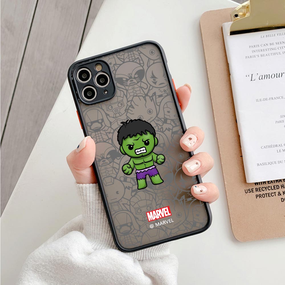 Cartoon Clear Case For iPhone 14 13 Pro Max 12 Pro  Plus Matte Back Cover