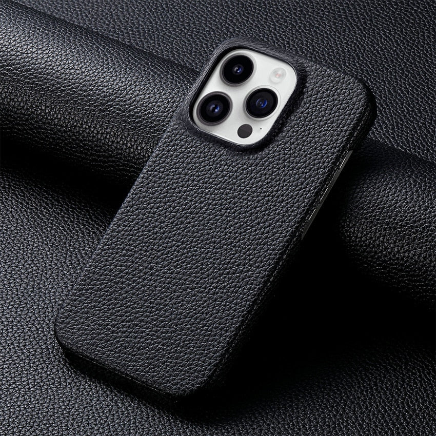 Luxury Leather Case For iPhone 15 13 14 Pro Max 12 Pro Plus Phone Cover